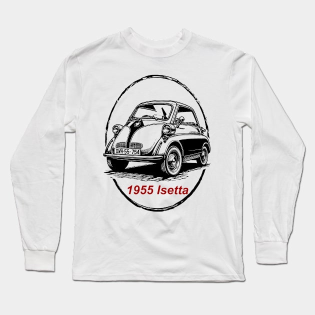 1955 Isetta Long Sleeve T-Shirt by SquareFritz